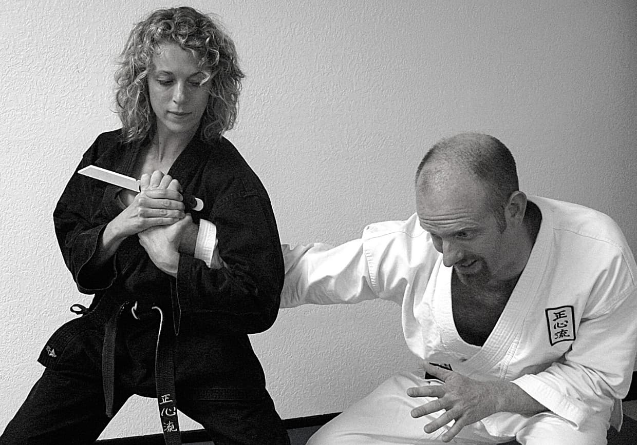 shoshin ryu martial arts for adults scottsdale az self defense knife defense